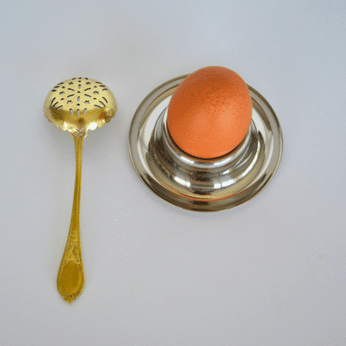 Set de 4 coquetiers empilables en inox vintage | Twicy Store