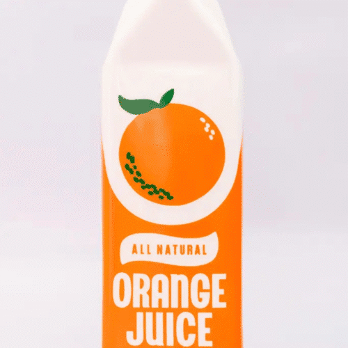 Vase en céramique "Bouteille de jus d'orange" | Twicy Store