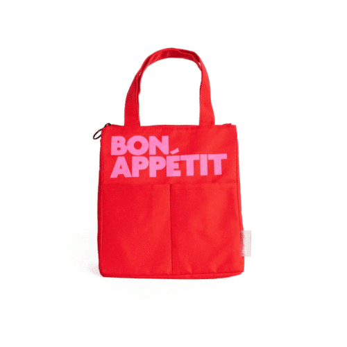 Sac isotherme rouge “Bon Appétit” | Twicy Store