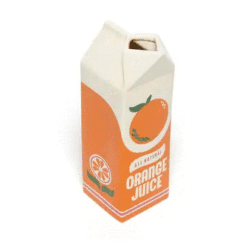 Vase en céramique "Bouteille de jus d'orange" | Twicy Store