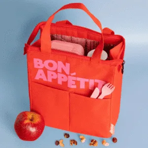 Sac isotherme rouge “Bon Appétit” | Twicy Store