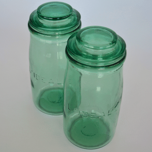 Set de 2 Bocaux "L’Idéal" 1L vintage – Authenticité & charme rétro pour cuisine & décoration | Twicy Store