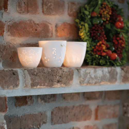Photophore en porcelaine "Père Noël" | Twicy Store