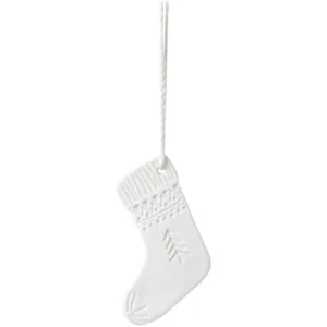 Ornement en porcelaine à suspendre « Chaussette » | Twicy Store