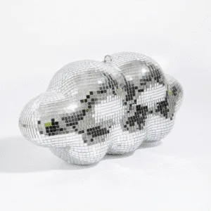 Boule disco « Nuage » à suspendre – Boule à facettes 30 cm | Twicy Store