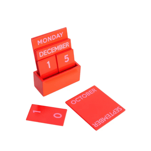 Calendrier perpétuel compact et coloré, 2 modèles au choix | Twicy Store