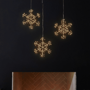 Flocon de neige lumineux à piles - 20 cm | Twicy Store