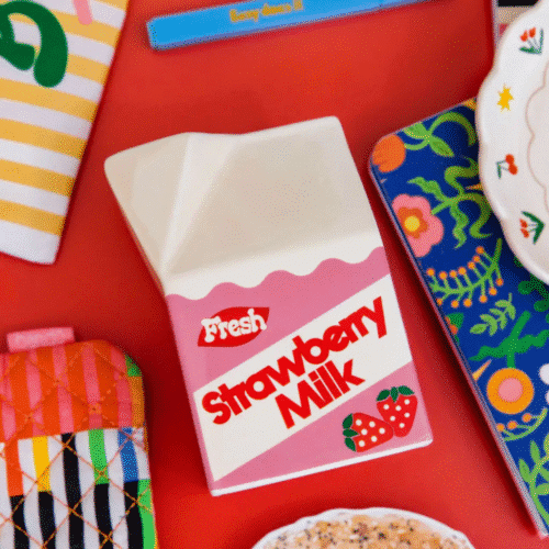Petit vase en céramique "Lait fraise" | Twicy Store