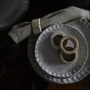 Petite Assiette « Florence » en grès bord ondulé | Twicy Store