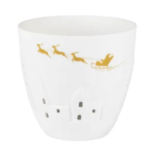 Photophore en porcelaine « Père Noël » | Twicy Store