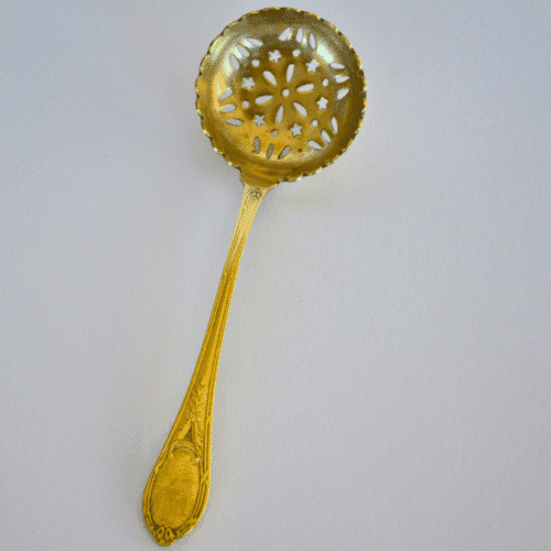 Ancienne cuillère à sucre vintage dorée | Twicy Store