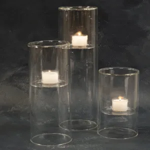 « Lucy » photophore et vase en verre – 2 tailles | Twicy Store
