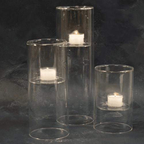 "Lucy" photophore et vase en verre - 2 tailles | Twicy Store