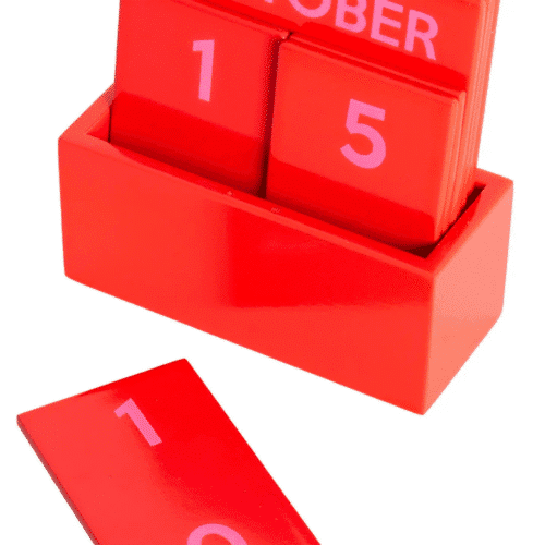 Calendrier perpétuel compact et coloré, 2 modèles au choix | Twicy Store