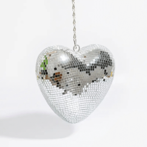 Boule disco "Coeur" à suspendre, boule à facettes | Twicy Store