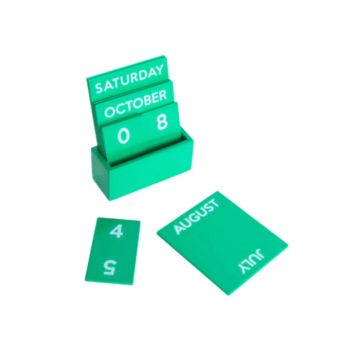 Calendrier perpétuel compact et coloré, 2 modèles au choix | Twicy Store