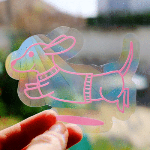 Sticker Suncatcher – Créateur d’arc-en-ciel (5 variations) | Twicy Store
