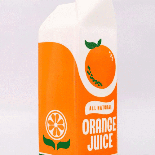 Vase en céramique "Bouteille de jus d'orange" | Twicy Store