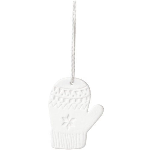 Ornement en porcelaine à suspendre "Moufle" | Twicy Store