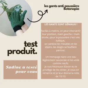 Gants dépoussiérants pour l&rsquo;entretien de vos plantes