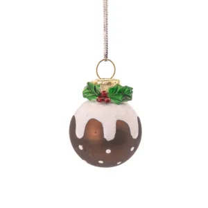 Mini boules de Noël en forme de pudding – Lot de 6 | Twicy Store