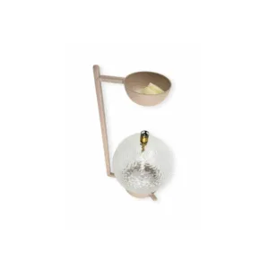 Support brûle parfum pour lampe à huile en acier beige | Twicy Store