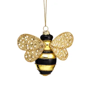 Ornement de Noël à suspendre « Abeille » scintillante | Twicy Store