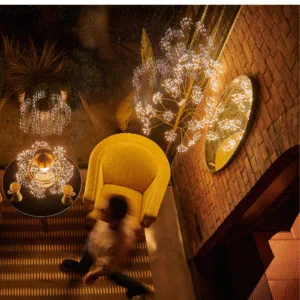 Lampe à poser « Dandelion » blanc 120 cm, Élégance lumineuse grand format | Twicy Store