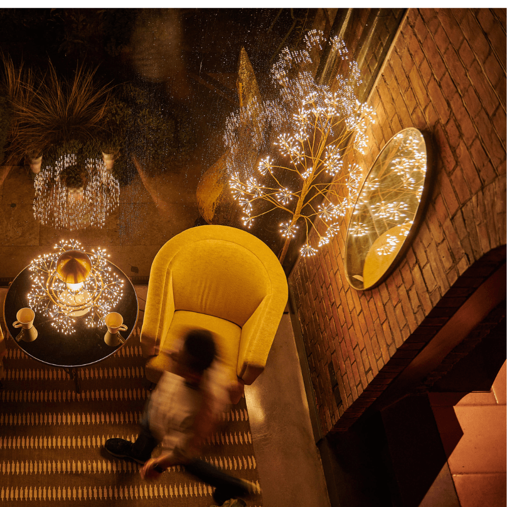 Lampe à poser "Dandelion" blanc 120 cm, Élégance lumineuse grand format | Twicy Store