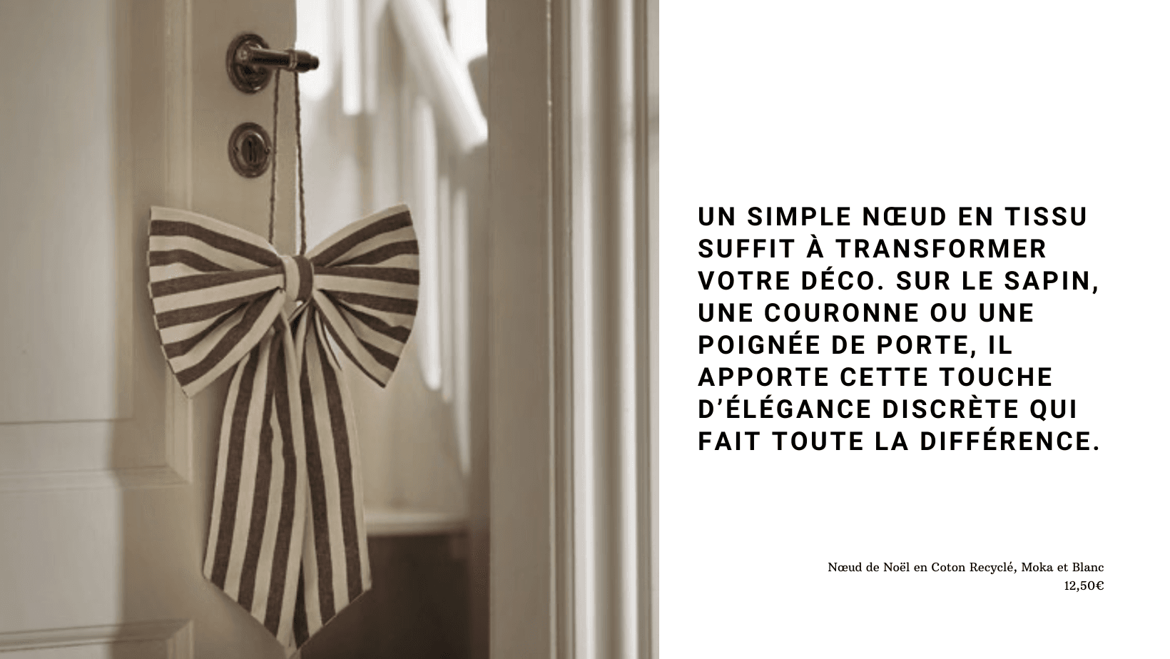 Comment pimper facilement votre déco de Noël avec des nœuds en tissu ?