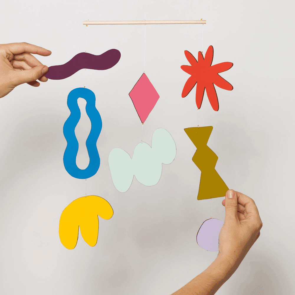 Mobile “Joie” – Mobile décoratif en bois peint à la main | Twicy Store