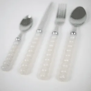 Ménagère 24 couverts « Lykke Perles » – Couverts design élégants | Twicy Store
