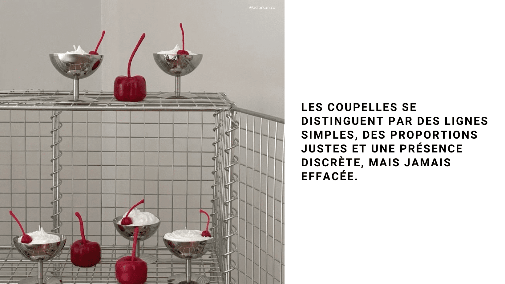 Coupelles en chrome : un objet iconique du design signé Rémy Letang