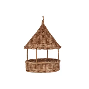 Mangeoire à oiseaux artisanale en saule tissé | Twicy Store