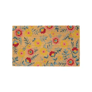 Paillasson fleuri coloré – Tapis d’entrée décoratif | Twicy Store