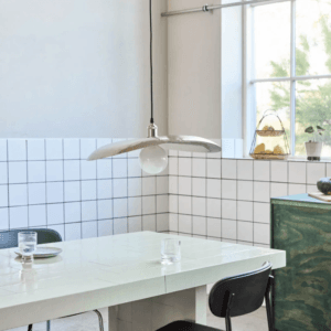 Abat-jour « Hatt » 60 cm en argent brossé – finition chrome | Twicy Store