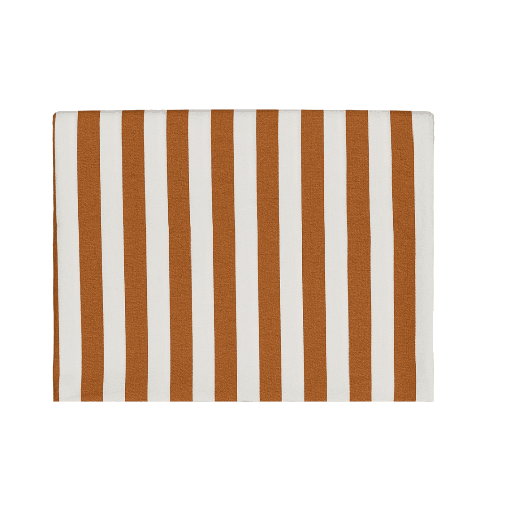 Nappe en coton à rayures pécan | Twicy Store