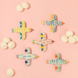 Oiseau décoratif en céramique – objet déco coloré, plusieurs modèles | Twicy Store