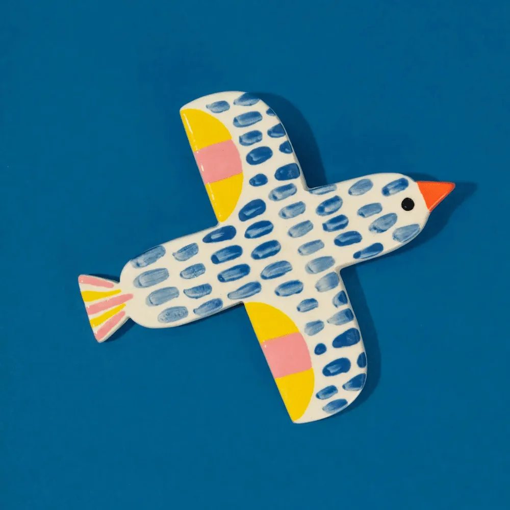 Oiseau décoratif en céramique – objet déco coloré, plusieurs modèles | Twicy Store