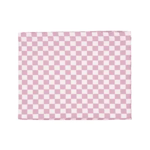 Nappe en coton à motif damier mauve | Twicy Store