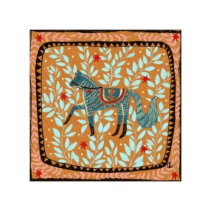 Carte illustrée cheval – Carte de vœux avec enveloppe kraft recyclé | Twicy Store