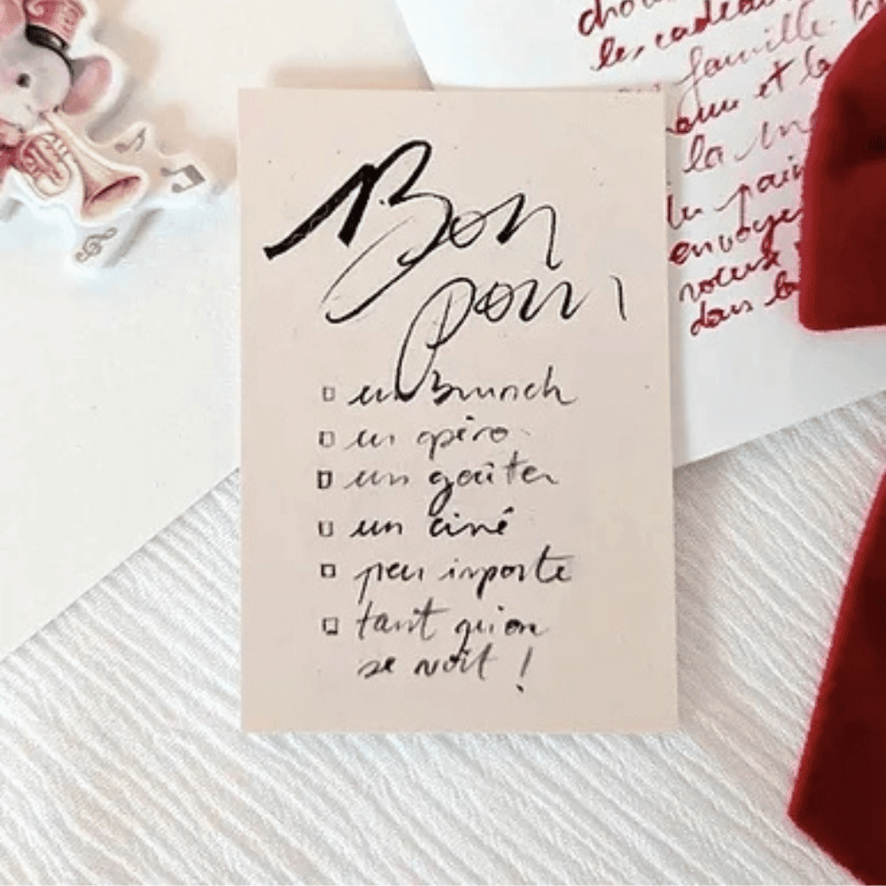 Mini-carte message “Bon pour…” | Twicy Store