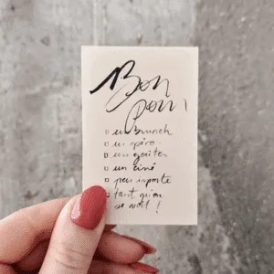 Mini-carte message “Bon pour…” | Twicy Store