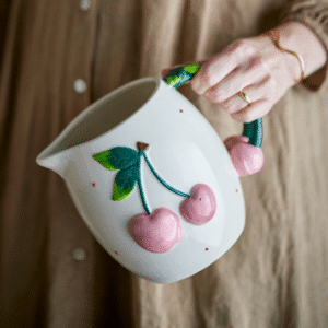 Pichet « Berrie » esprit barbotine, Vase décoratif | Twicy Store