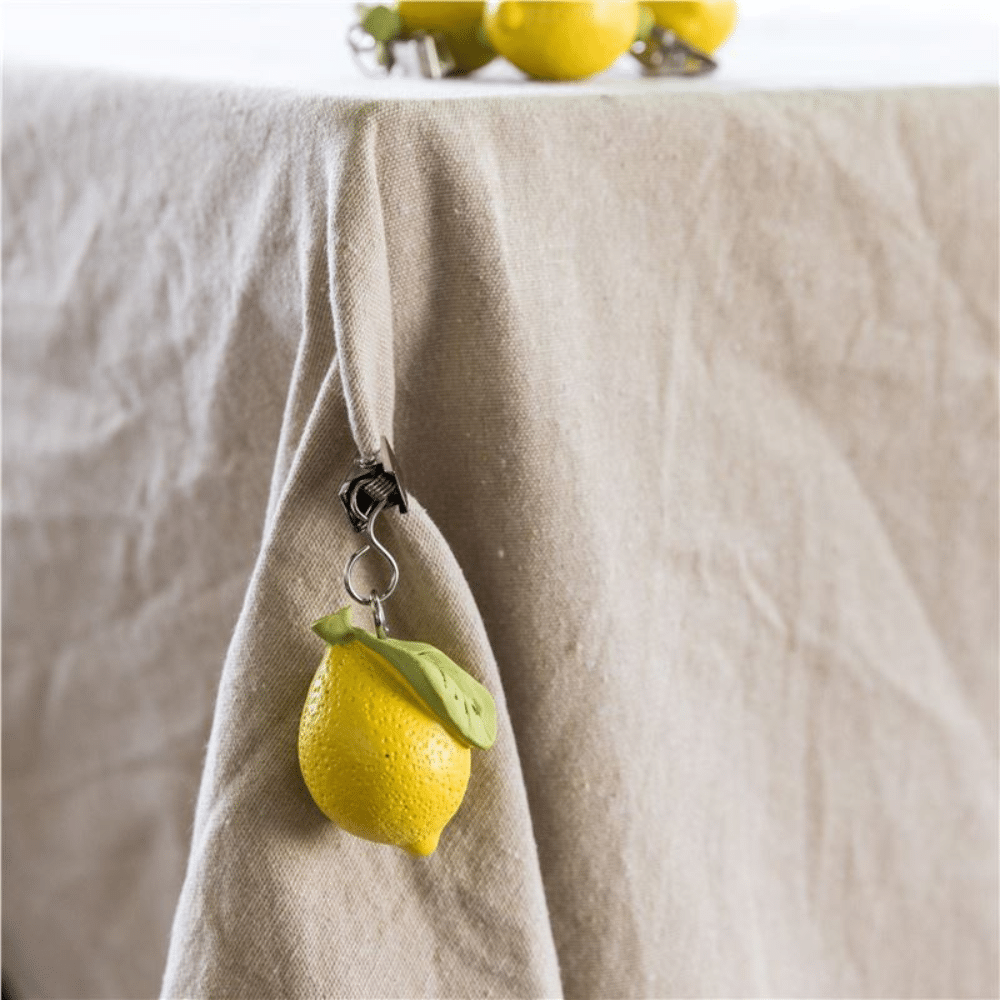 Poids de nappe citron – Lot de 4 | Twicy Store