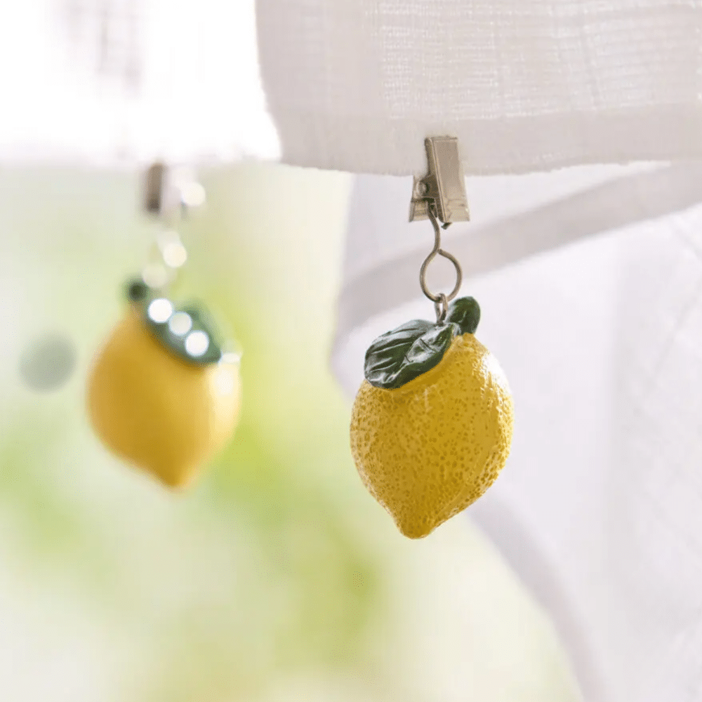 Poids de nappe citron – Lot de 4 | Twicy Store