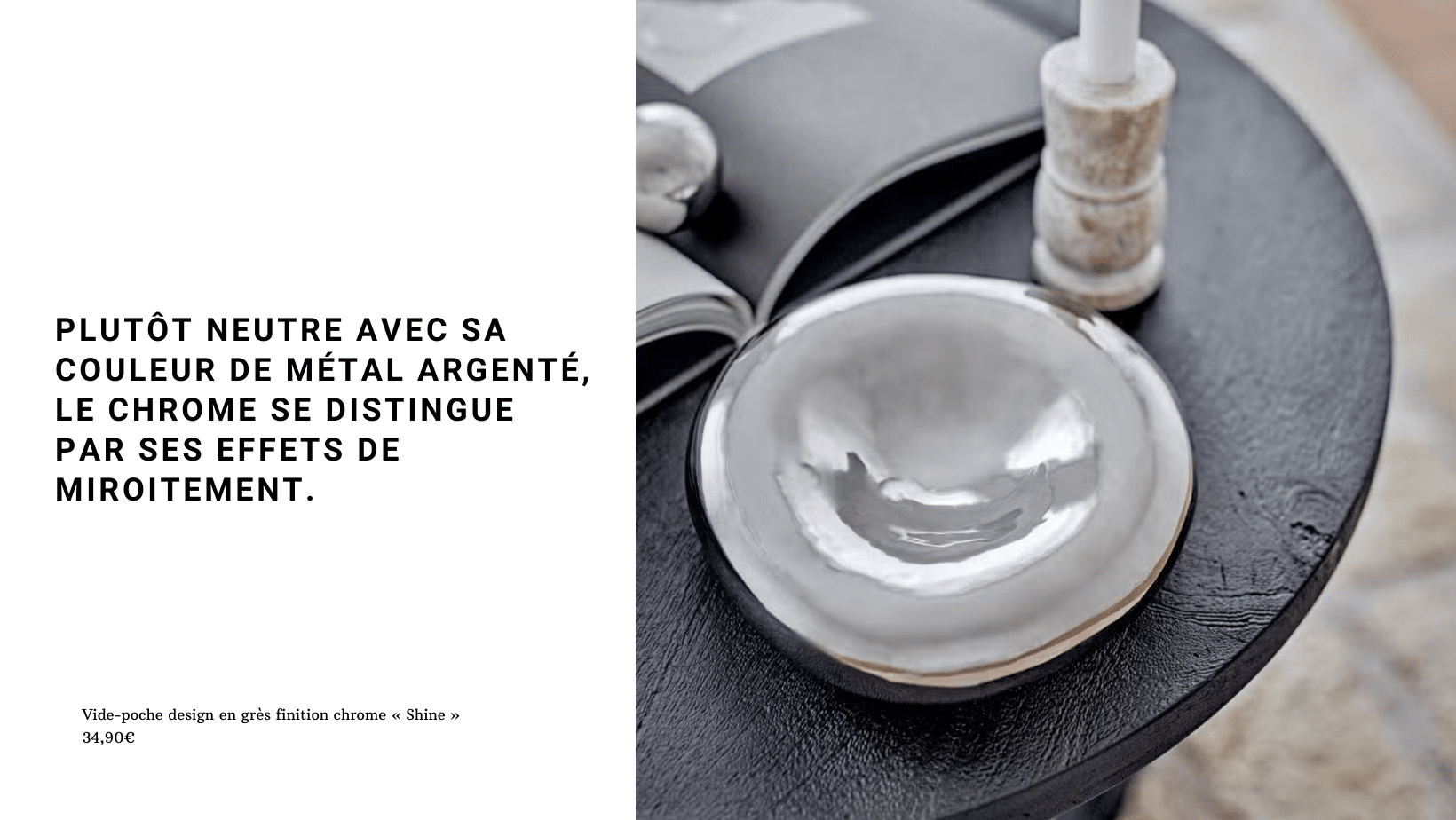 Comment intégrer du chrome dans sa déco ? 