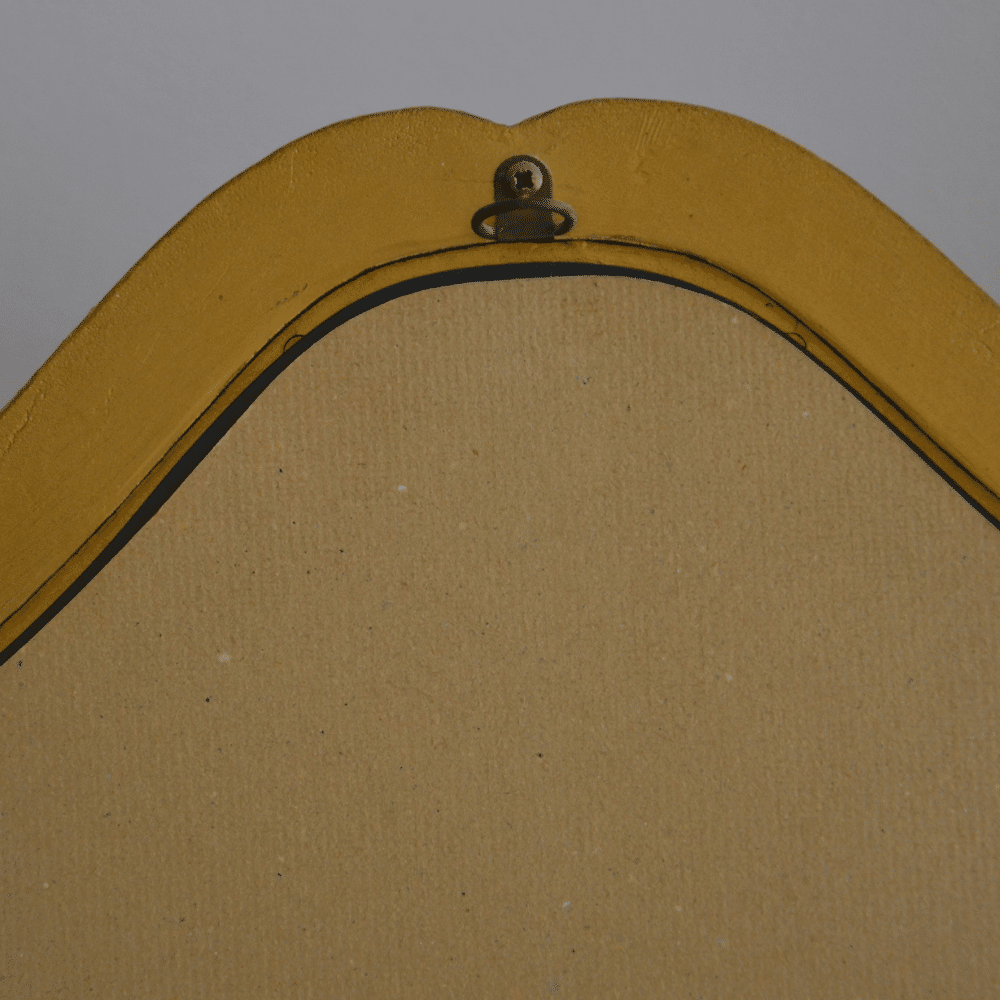 Miroir vintage doré à forme chantournée | Twicy Store