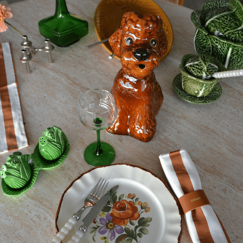 Pichet caniche vintage en céramique | Twicy Store