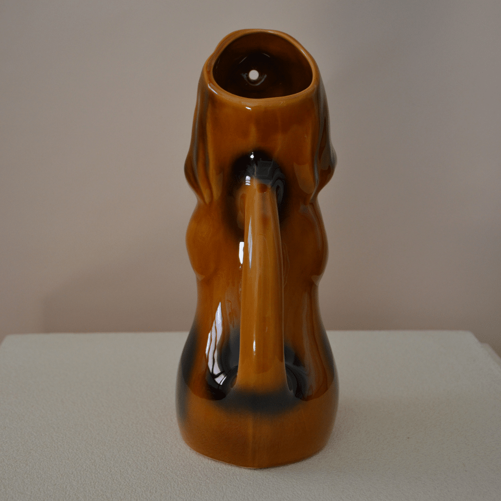 Pichet basset vintage en céramique | Twicy Store